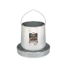 Little Giant 9112 Poultry Feeder, 12 lb Capacity, Galvanized Steel