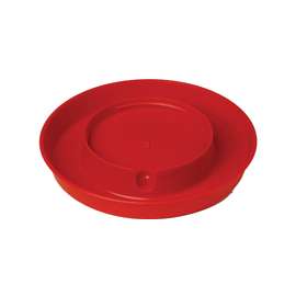 Little Giant 750 Poultry Waterer Base, 1 gal Capacity, 1-1/2 in H, 9 in Dia, Polystyrene, Red