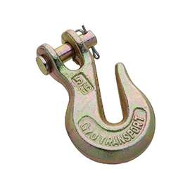 National Hardware N282-087 Clevis Grab Hook, 4700 lb Working Load Limit, 5/16 in, Steel, Yellow Chrome
