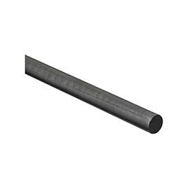 Stanley Hardware 4055BC Series N301-234 Round, Weldable Smooth Rod, 36 in L, 1 in Dia, Steel, Plain