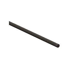 Stanley Hardware 4055BC Series N316-083 Round, Weldable Smooth Rod, 36 in L, 3/8 in Dia, Steel, Plain