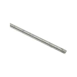 Stanley Hardware N338-178 Threaded Rod, #10 mm Thread, Steel