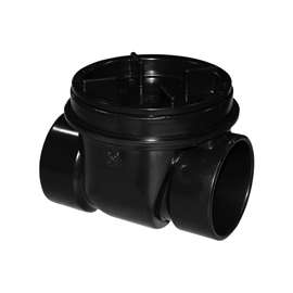 Oatey 43901 Backwater Valve, ABS, Black