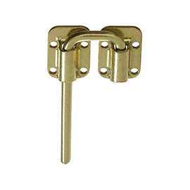National Hardware N238-980 Sliding Door Latch, Steel, Brass