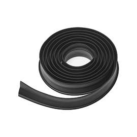 National Hardware V7664 Series N281-279 Garage Door Weatherstrip, 10 ft L, 1.82 in W, Vinyl, Black