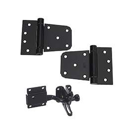 National Hardware DPV879 Series N343-475 Self-Closing Gate Kit, Steel, Black, 1-Piece