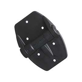 National Hardware N346-207 Spring Hinge, 55 lb Weight Capacity, Glass/Polymer, Black