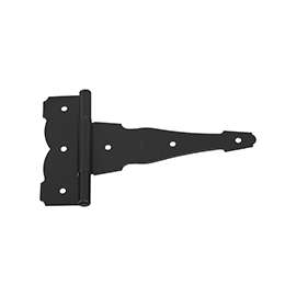 National Hardware N881-920 T-Hinge, Steel, Black