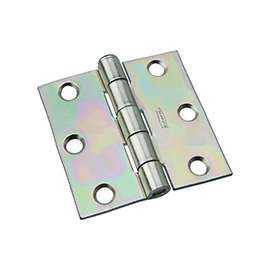 National Hardware N139-832 Broad Hinge, 50 lb Weight Capacity, Steel, Zinc