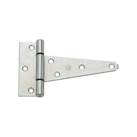National Hardware N129-189 T-Hinge, 48 lb Weight Capacity, Screw Mounting, Steel, Zinc