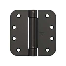 National Hardware V522 Series N351-015 Spring Hinge, 37 lb Weight Capacity, Steel, Oil-Rubbed Bronze