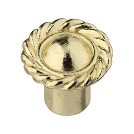 National Hardware N240-796 Cabinet Knob, 0.66 in Projection, Zinc, Brass