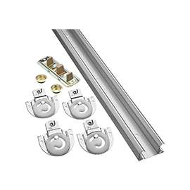 National Hardware N343-079 Bypassing Door Hardware, Nylon/Steel, Galvanized