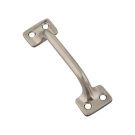 National Hardware N331-207 Bar Sash Lift, 4 in L Handle, Zinc, Satin Nickel