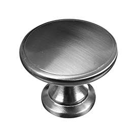 National Hardware N325-837 Cabinet Knob, 1.39 in Projection, Zinc, Satin Nickel