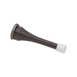 National Hardware N326-017 Door Stop, 3 in Projection, Steel, Pewter