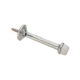 National Hardware N273-581 Door Stop, 3 in Projection, Zinc, Chrome