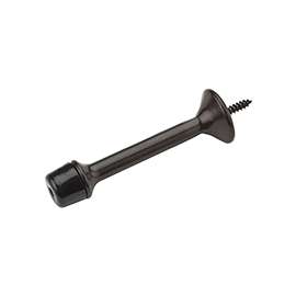 National Hardware N327-049 Door Stop, 3 in Projection, Zinc, Oil-Rubbed Bronze