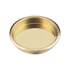 National Hardware N237-321 Door Cup Pull, Steel, Brass