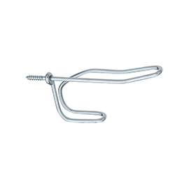 National Hardware SPB161 Series N234-757 Coat and Hat Hook, 35 lb Weight Capacity, Steel, Zinc