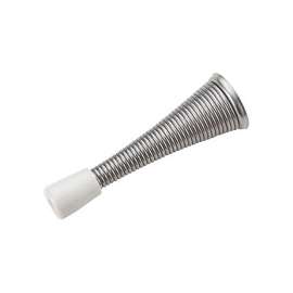 National Hardware N830-159 Door Stop, 3 in Projection, Steel, Satin Chrome