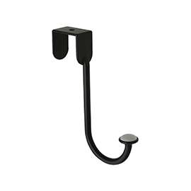 National Hardware V168 Series N331-470 Over Door Hook, 35 lb Weight Capacity, 1-Hook, Zinc, Oil-Rubbed Bronze