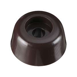National Hardware V1700 Series N225-367 Bumper Pad, 3/4 in, Plastic, Brown