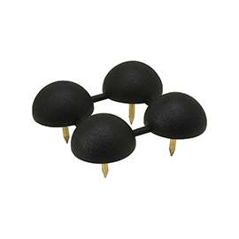 National Hardware V1705 Series N225-391 Bumper Pad, 3/8 in, Plastic, Black