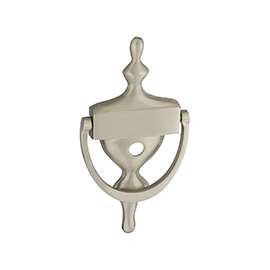 National Hardware V1914V Series N325-340 Door Knocker, Brass, Satin Nickel