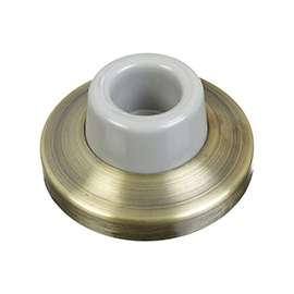 National Hardware N336-313 Door Stop, Brass/Rubber, Antique Bronze