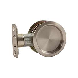 National Hardware V1952 Series N350-322 Pocket Door Pull, Steel, Satin Nickel