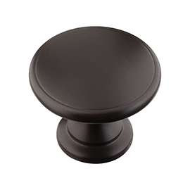 National Hardware N331-595 Cabinet Knob, 1.39 in Projection, Zinc, Oil-Rubbed Bronze