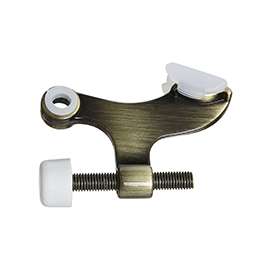 National Hardware N279-703 Hinge-Pin Door Stop, Zinc, Antique Brass