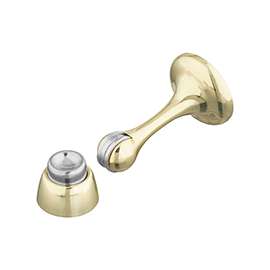 National Hardware N328-161 Door Stop, 3 in Projection, Zinc, Brass