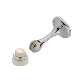 National Hardware N328-179 Door Stop, 3 in Projection, Zinc, Chrome