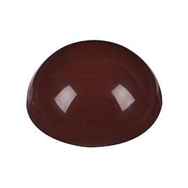 National Hardware N213-587 Door Stop, 2-3/8 in Dia Base, 1 in Projection, Plastic, Brown