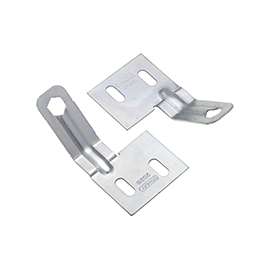 National Hardware N344-895 Folding Door Aligner, Steel, Zinc Plated