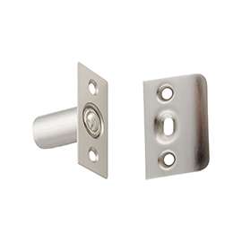 National Hardware V716 Series N335-950 Ball Catch, Steel, Satin Nickel