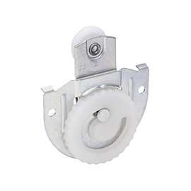 National Hardware N344-853 Adjustable Sliding Door Hanger, 60 lb Weight Capacity, Plastic/Steel