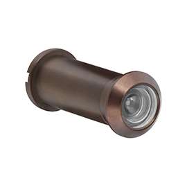 National Hardware V802 Series N336-081 Door Viewer, 160 deg Viewing Angle, 1-3/8 to 2 in Thick Door, Brass