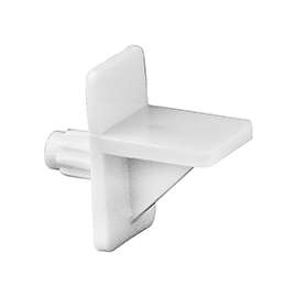 National Hardware V159P Series N266-205 Shelf Support, 25 lb Weight Capacity, Plastic
