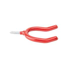 National Hardware 2210BC Series N271-012 Storage Hook, 12 lb Weight Capacity, 1-5/8 in Opening, Screw Mounting, Steel
