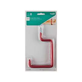 National Hardware V2155 Series N188-005 Storage Screw Hook, 15 lb Weight Capacity, Steel