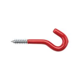 National Hardware V2211 Series N188-006 Storage Screw Hook, 50 lb Weight Capacity, 11/16 in Opening, Steel