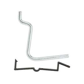 National Hardware N180-005 Peg Hook, 2-1/2 in, Steel, Zinc