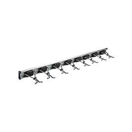 National Hardware V2414 Series N112-082 Clamp Organizer, 10 lb Weight Capacity, Plastic/Steel