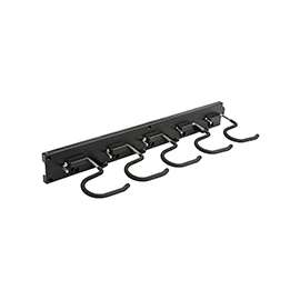 National Hardware N112-090 Adjustable Storage Organizer, 12 lb Weight Capacity, 64 in W, Plastic