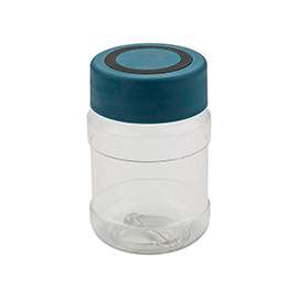 National Hardware N112-098 Magnetic Jar, Plastic, Clear Blue