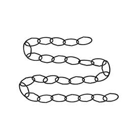 National Hardware V2662 Series N274-993 Extension Chain, 36 in L, Steel