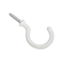 National Hardware V2667 Series N274-951 Outdoor Hook, 15 lb Weight Capacity, 1-1/2 in L, Steel